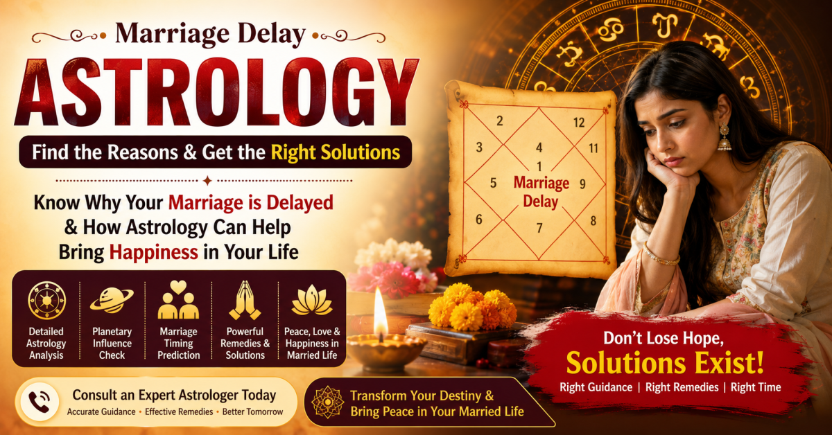 Marriage Delay Astrology