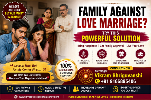Family Against Love Marriage Banner