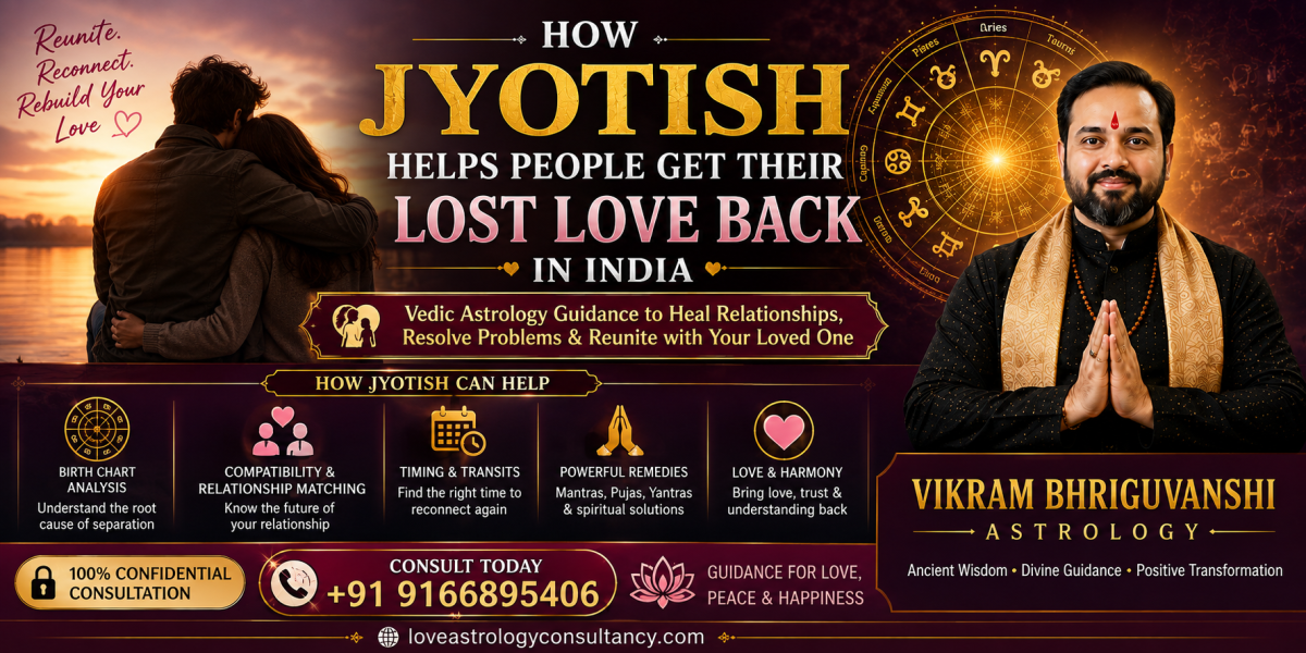 How Jyotish Helps Get Lost Love Back in India