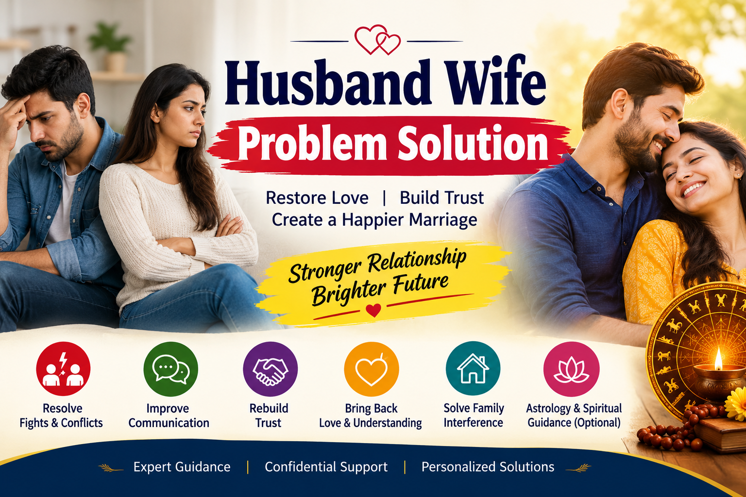 husband wife problem solution