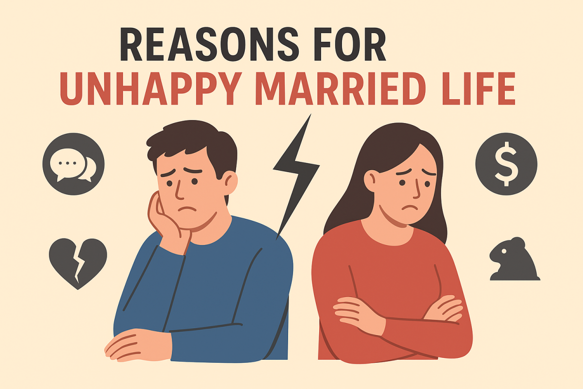 Reasons for Unhappy Married Life