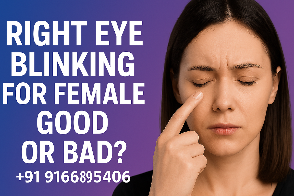 Right Eye Blinking for Female